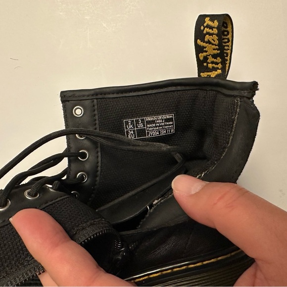 Dr Martens Junior 1460 Softy T Leather Lace Up Boot Size 3.0 - Picture 5 of 14